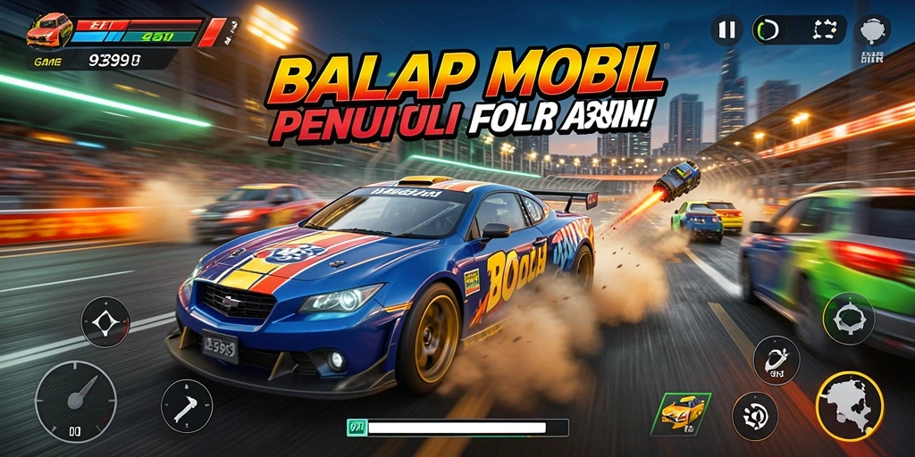 Gameplay balap mobil yang seru dan menantang di 9399.