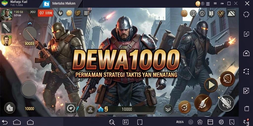 Tampilan gameplay DEWA1000 yang menarik dan strategis.