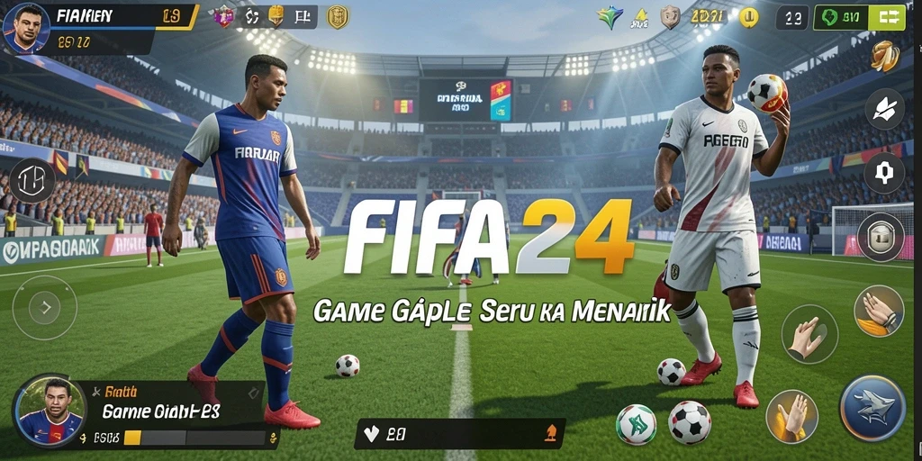 Screenshot utama FIFA234 menampilkan suasana gameplay Gaple yang seru.