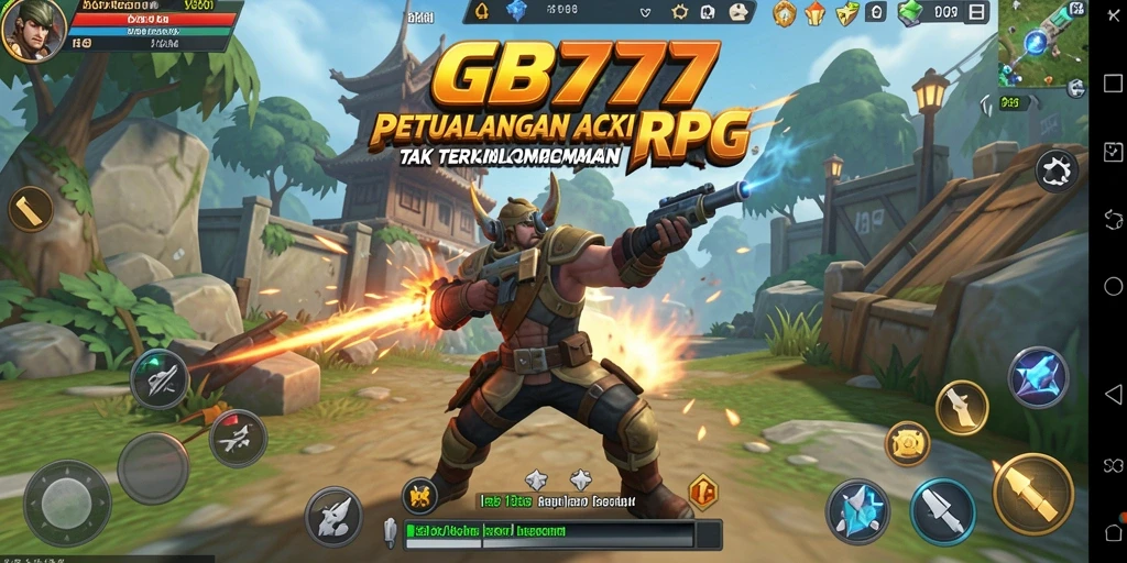 Tampilan gameplay GB777 yang menarik dengan pertempuran ARPG yang seru.