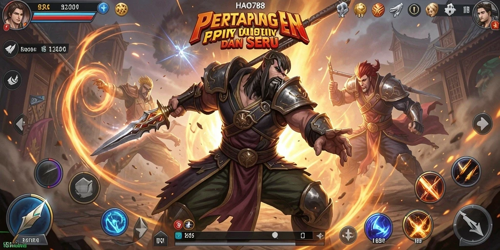 Screenshot HAO788 menampilkan aksi pertarungan yang mendebarkan dan grafis yang menawan.