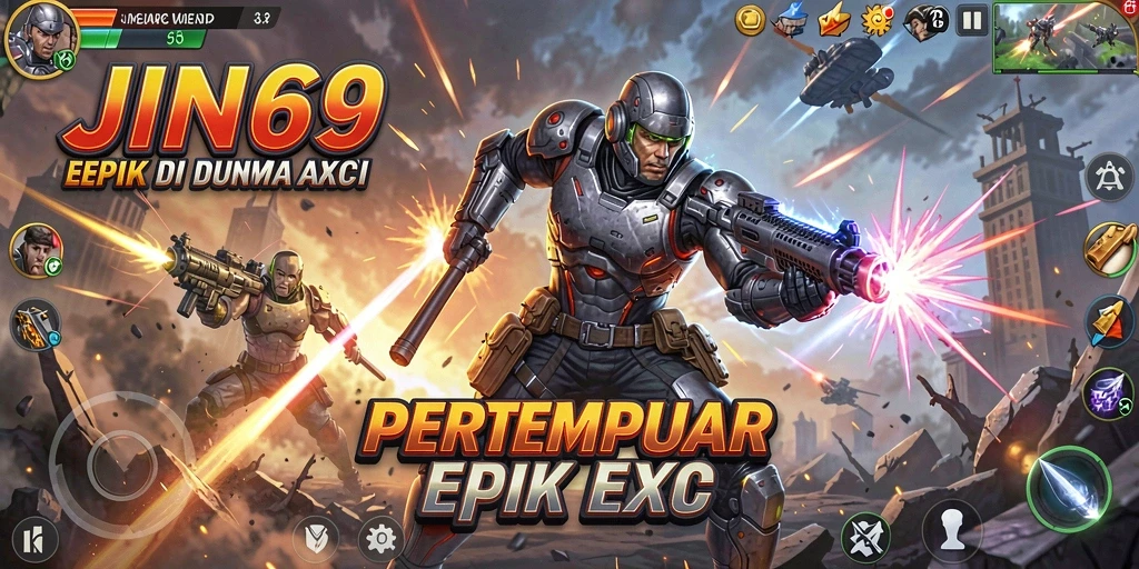 Gameplay intens dalam JIN69 dengan aksi seru.