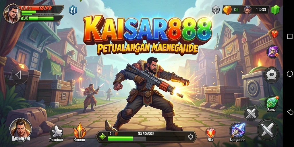 Screenshot menampilkan gameplay seru KAISAR888 di level tinggi.