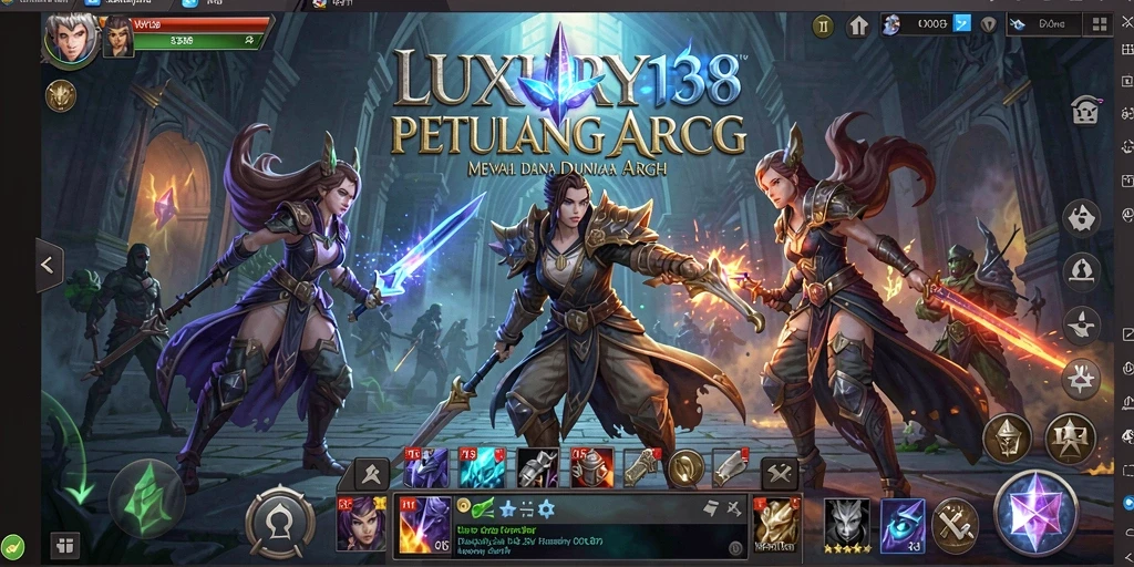 Tampilan gameplay menegangkan dan grafis menarik di LUXURY138.
