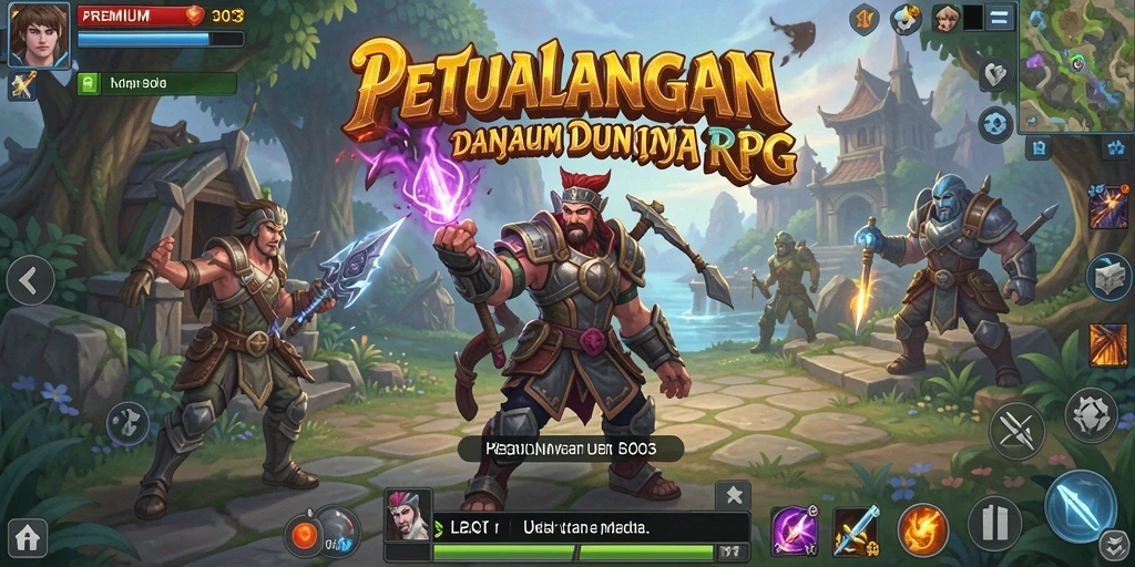 Tampilan gameplay PREMIUM303 yang menakjubkan dalam dunia RPG.