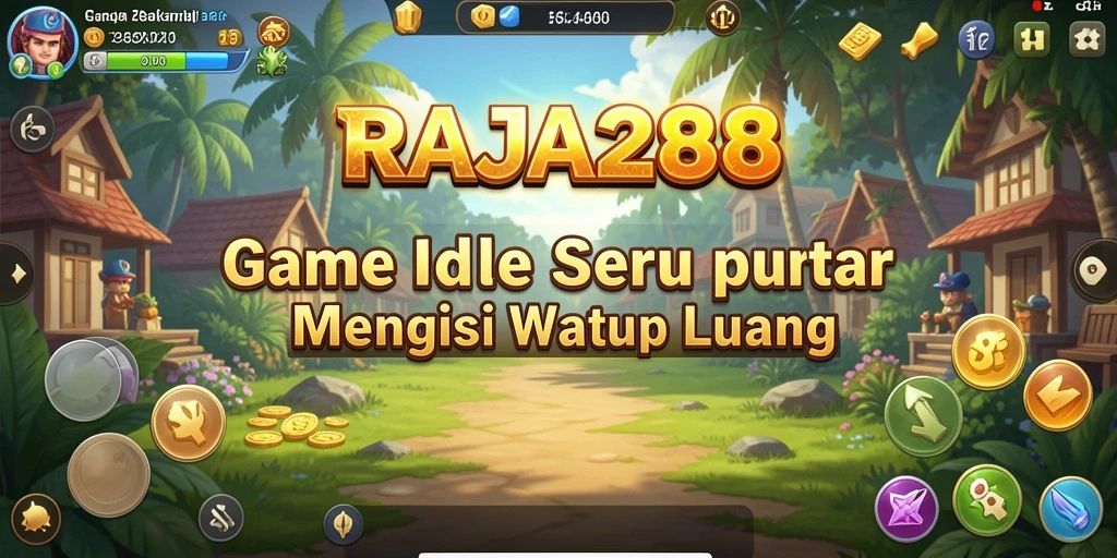 Tampilan gameplay RAJA288 dengan mekanisme Idle yang menarik.