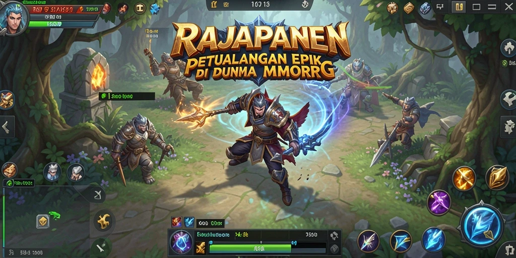 Screenshot gameplay RAJAPANEN dengan grafis menawan dan pertarungan seru.