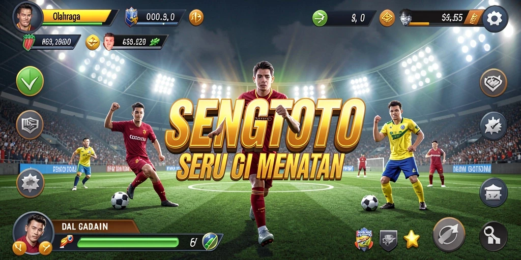 Tangkapan layar utama SENGTOTO menampilkan aksi seru dalam pertandingan olahraga.