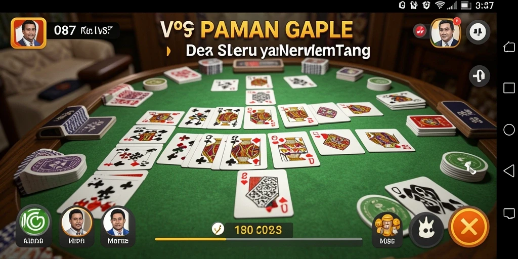 Screenshot gameplay V87 dengan tampilan menarik